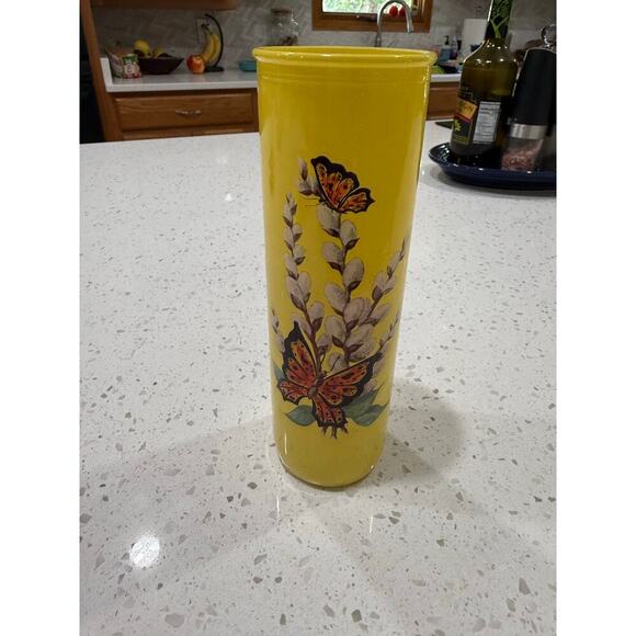 Tall vintage monarc butterfly wick candle never used - Picture 1 of 6